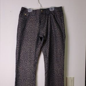 Tasha Polizzi Leopard Jeans